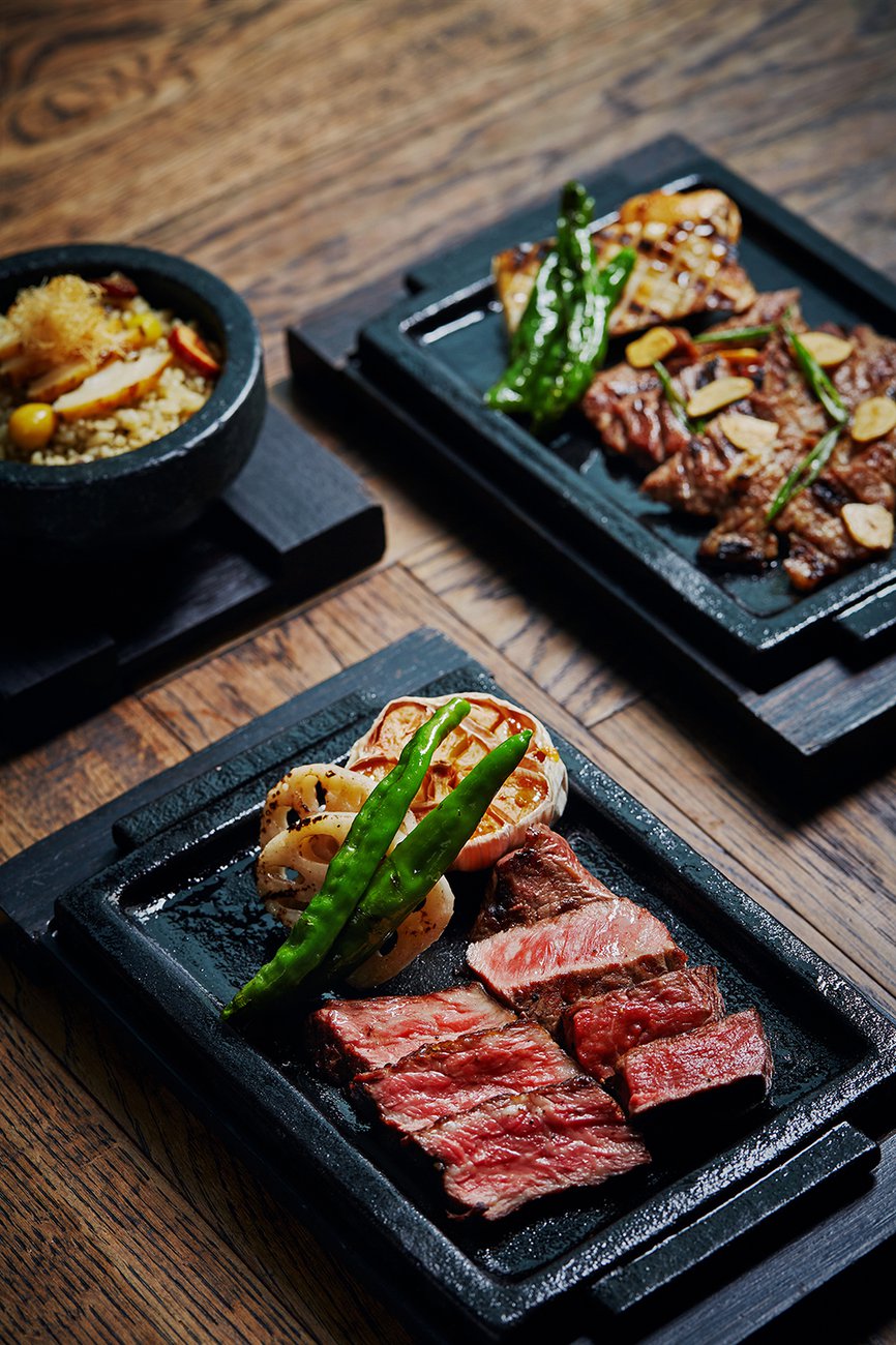 Park Hyatt Busan Dining Room New Stone Plate Meat 파크 하얏트 부산 다이닝룸 육류 일품 요리