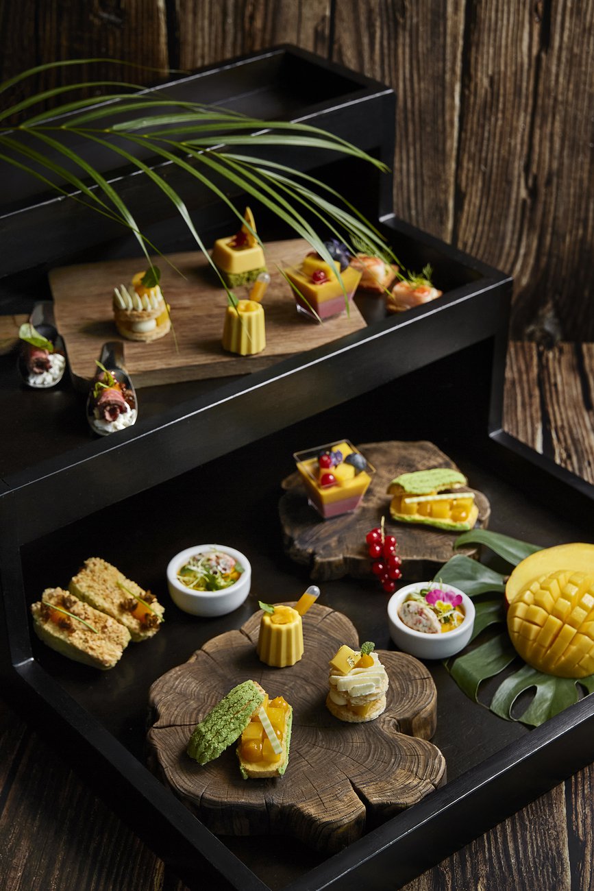 Park Hyatt Busan Lounge Mango Afternoon Tea Set 2021 파크 하얏트 부산 2021 망고 애프터눈 티 세트