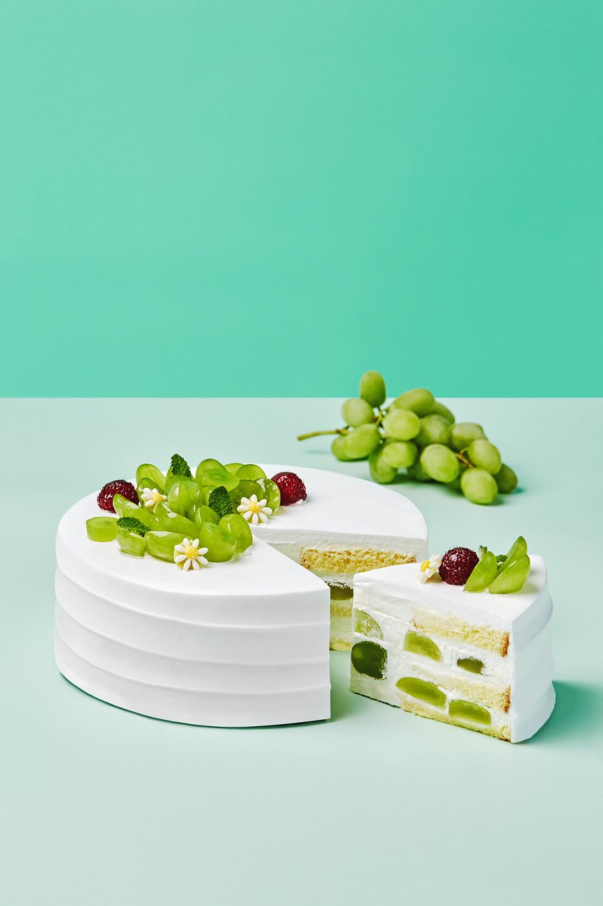 Park Hyatt Busan Patisserie Shine Muscat Chiffon Cake 파크 하얏트 부산 파티세리 샤인머스켓 시폰 케이크